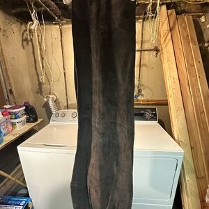 Avenue Chocolate Brown Suede Skirt